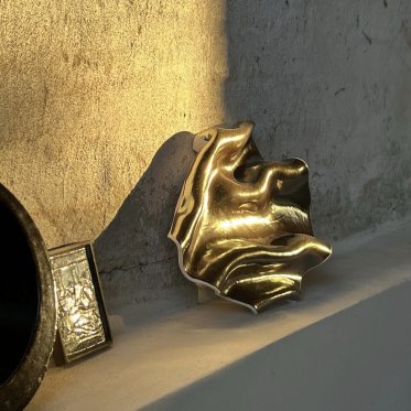 SILK SILVER & ANTIQUE BRONZE